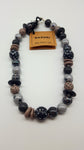 Kazuri Beads Necklace Memory M.O.P. Pattern 22 inches Rand